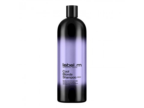 LABEL.M Cool Blonde šaltus tonus šviesiems plaukams suteikiantis šampūnas,1000ml LABEL.M Cool Blonde šaltus tonus šviesiems plaukams suteikiantis šampūnas,1000ml